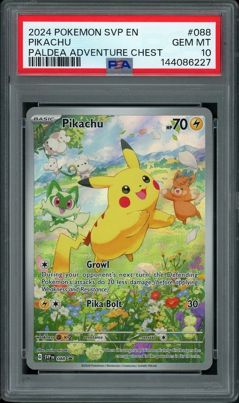 Pikachu #088 (Paldea Adventure Chest)