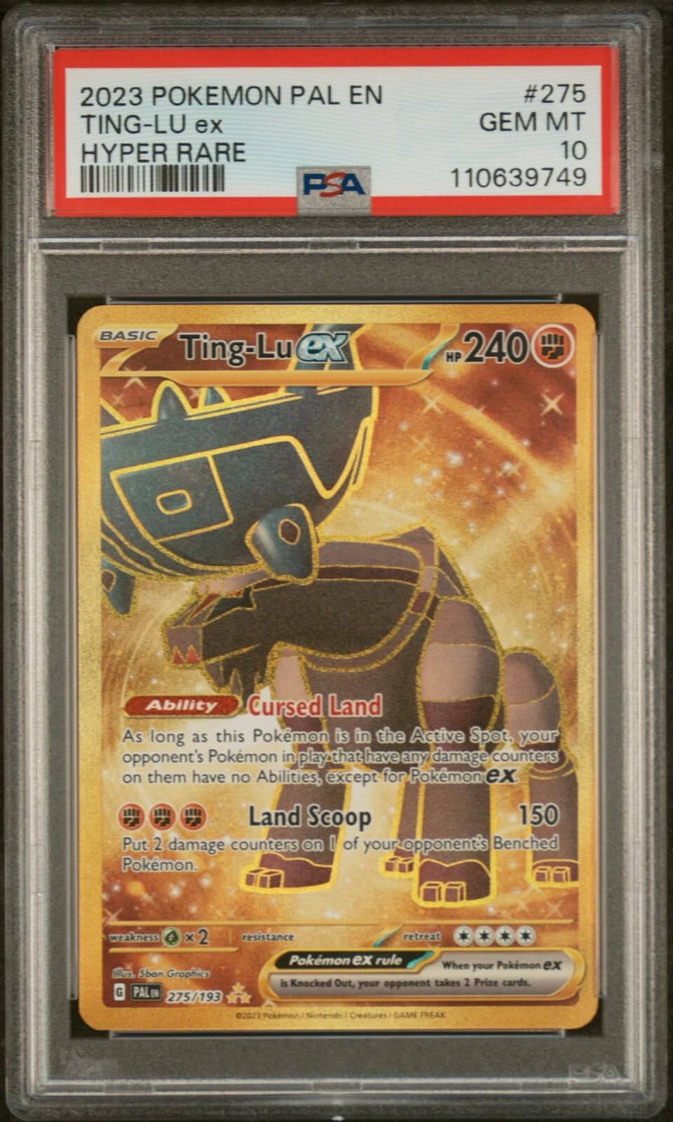 Ting-Lu EX #275 (Paldean Flames)