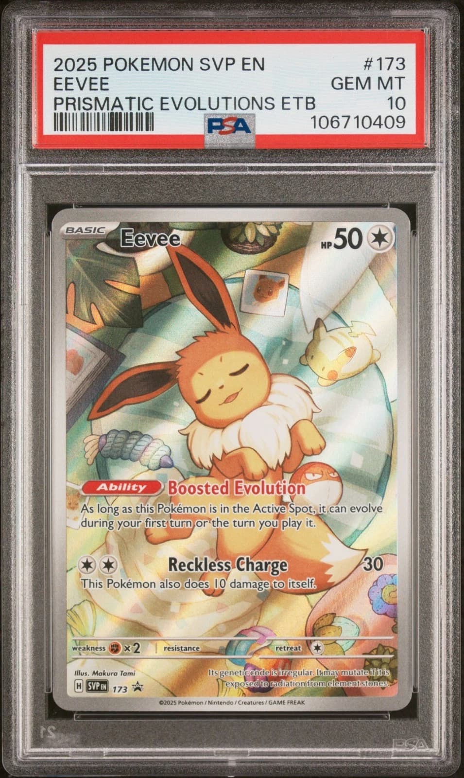 Eevee #173 (Prismatic Evolutions Pokemon Center)