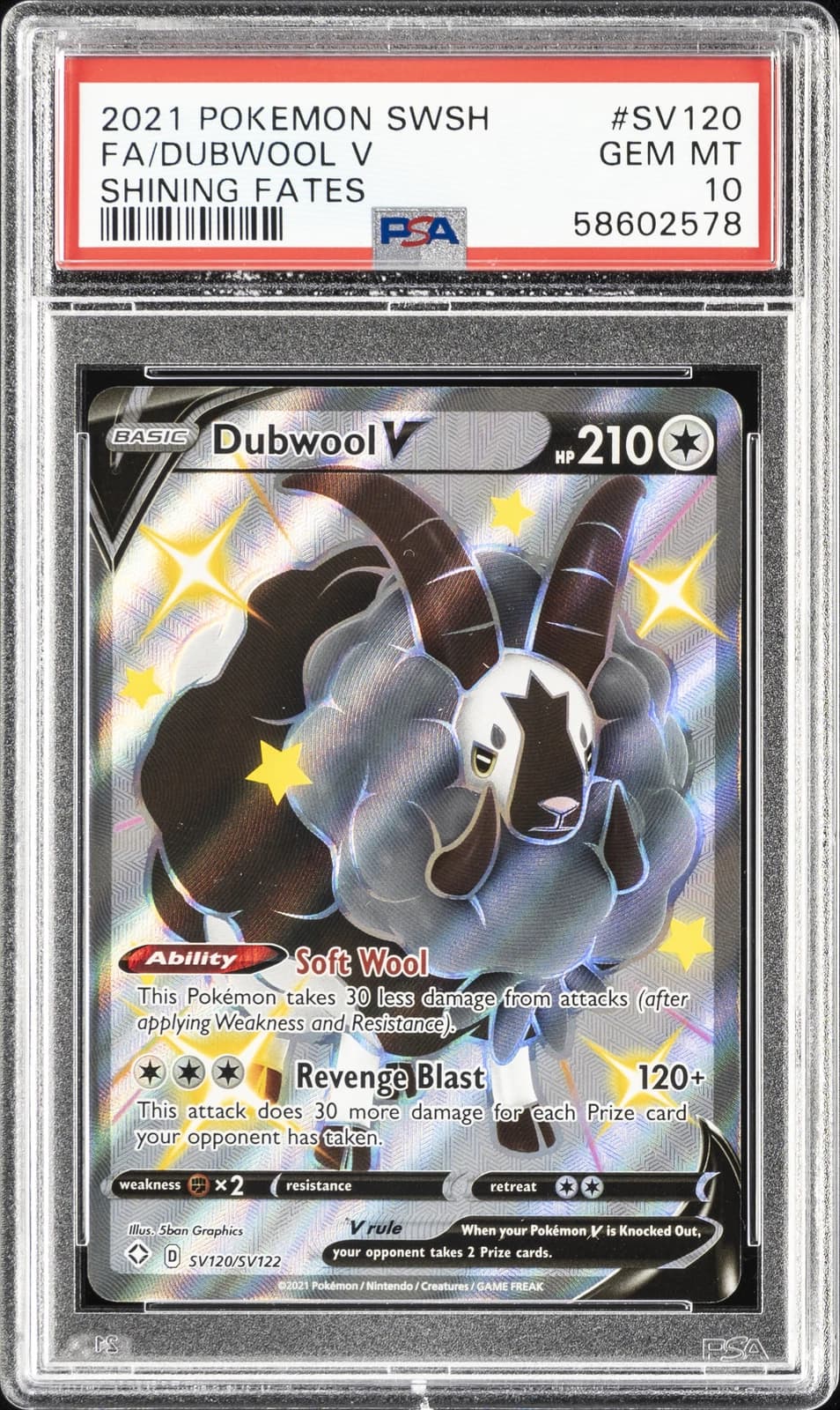 Dubwool V #SV120 (Shining Fates)
