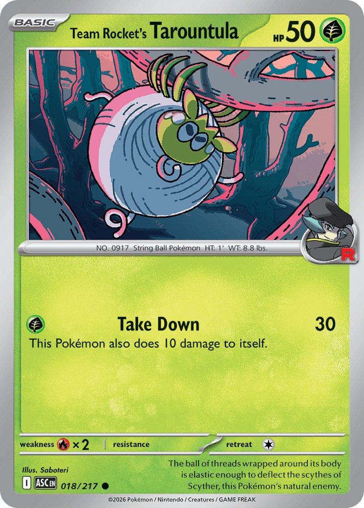 Team Rocket's Tarountula
