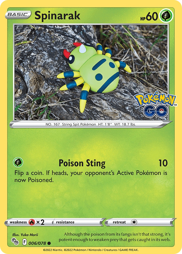 Spinarak Reverse Holo Ditto