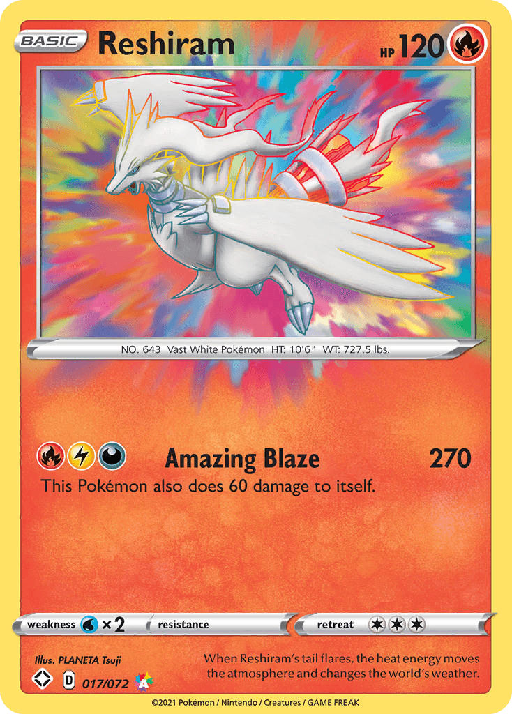 Reshiram Amazing Rare