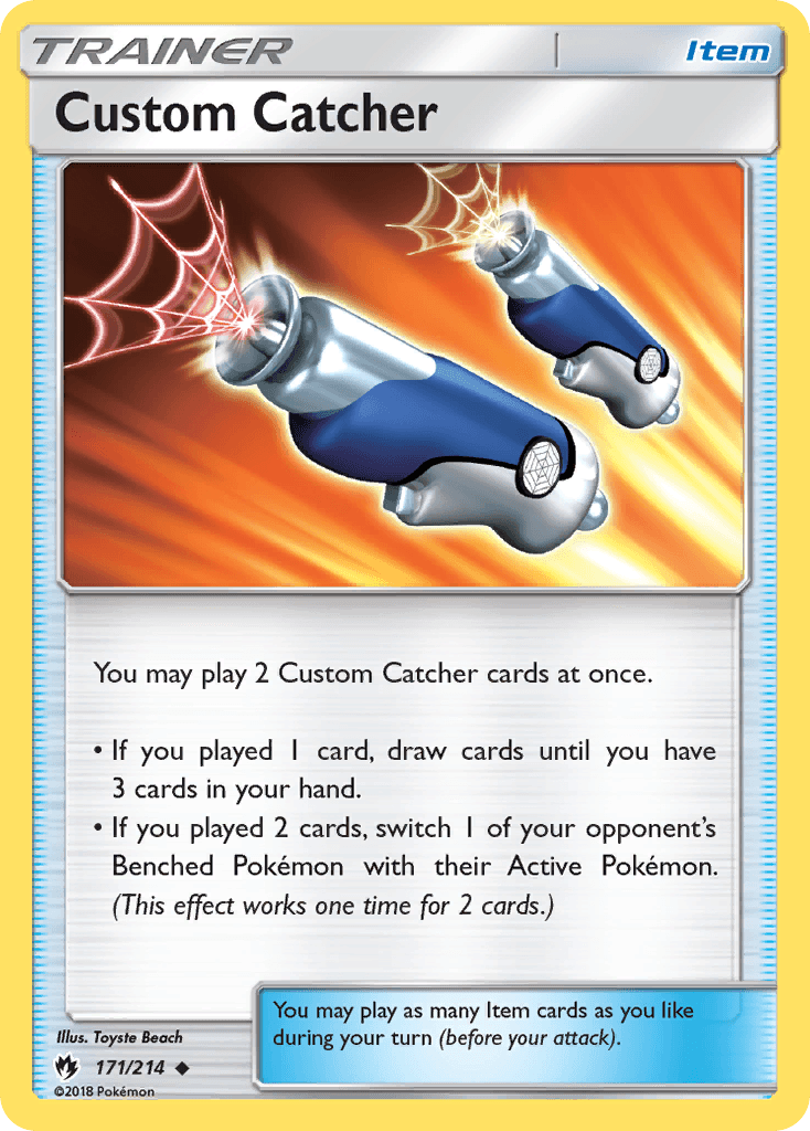 Custom Catcher, catalogue front
