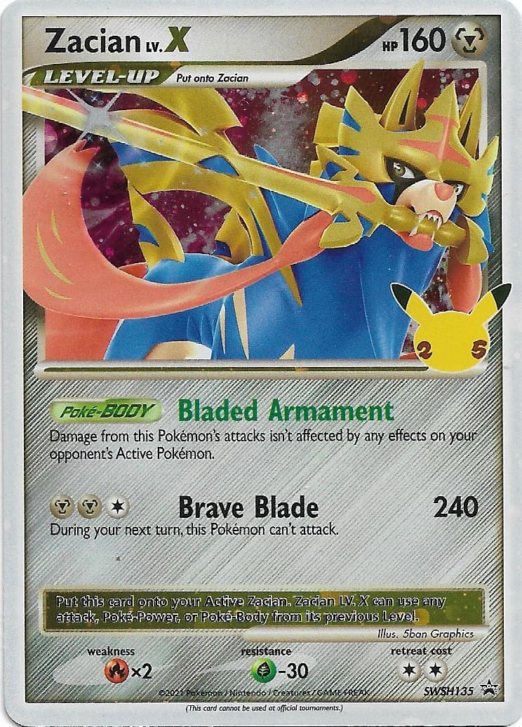 Zacian LV. X
