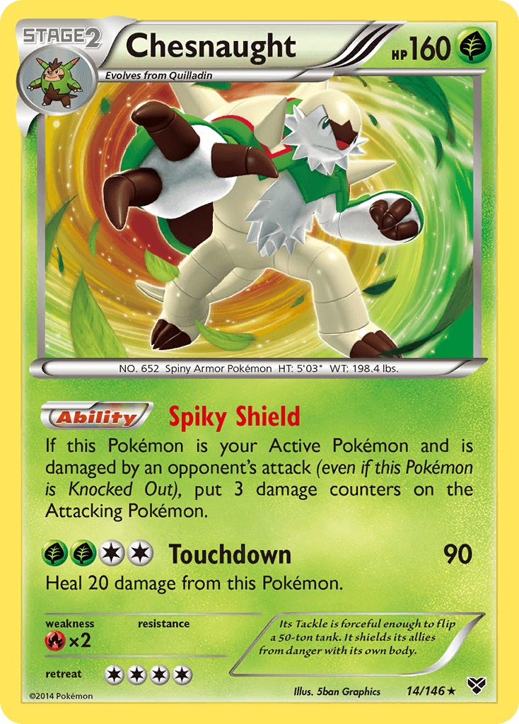 Chesnaught Holo