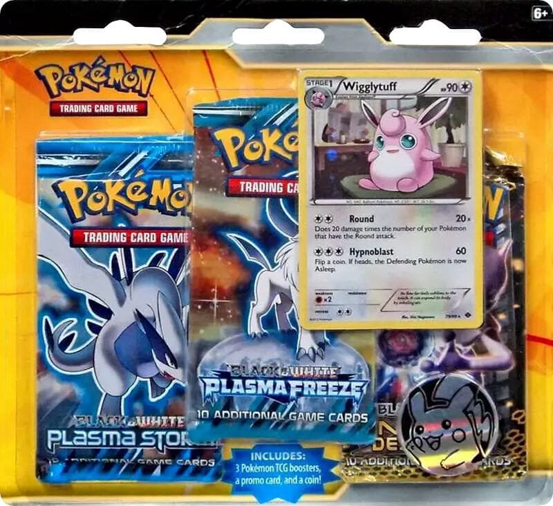 Black & White 3 Pack Booster Blister Special Edition Wigglytuff