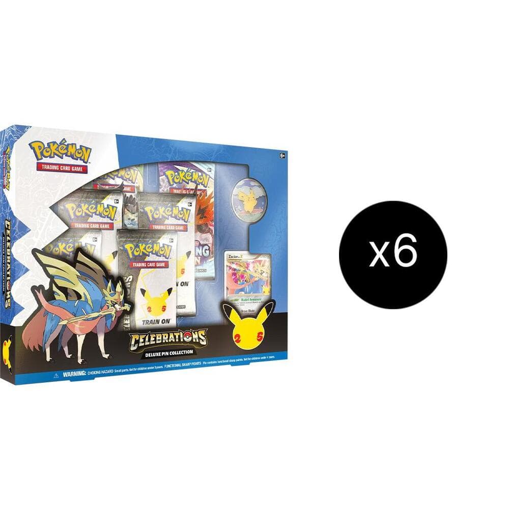 Celebrations Deluxe Pin Collection Case Zacian Lv X