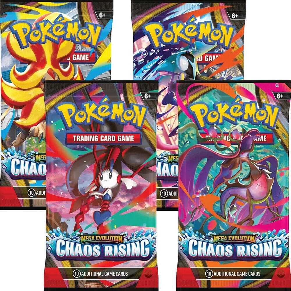 Chaos Rising Booster Pack Art Bundle Set Of 4