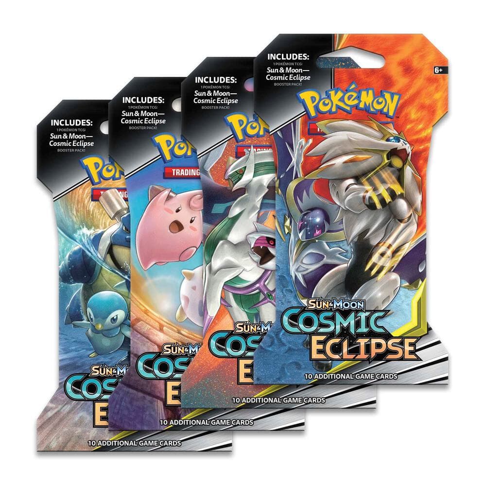 Cosmic Eclipse Sleeved Booster Pack Art Bundle Set Of 4