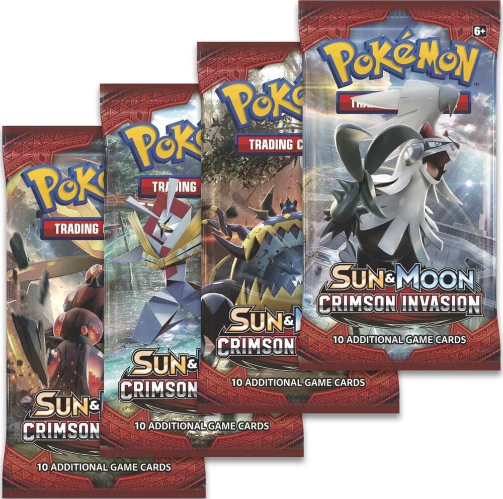 Crimson Invasion Booster Pack Art Bundle Set Of 4