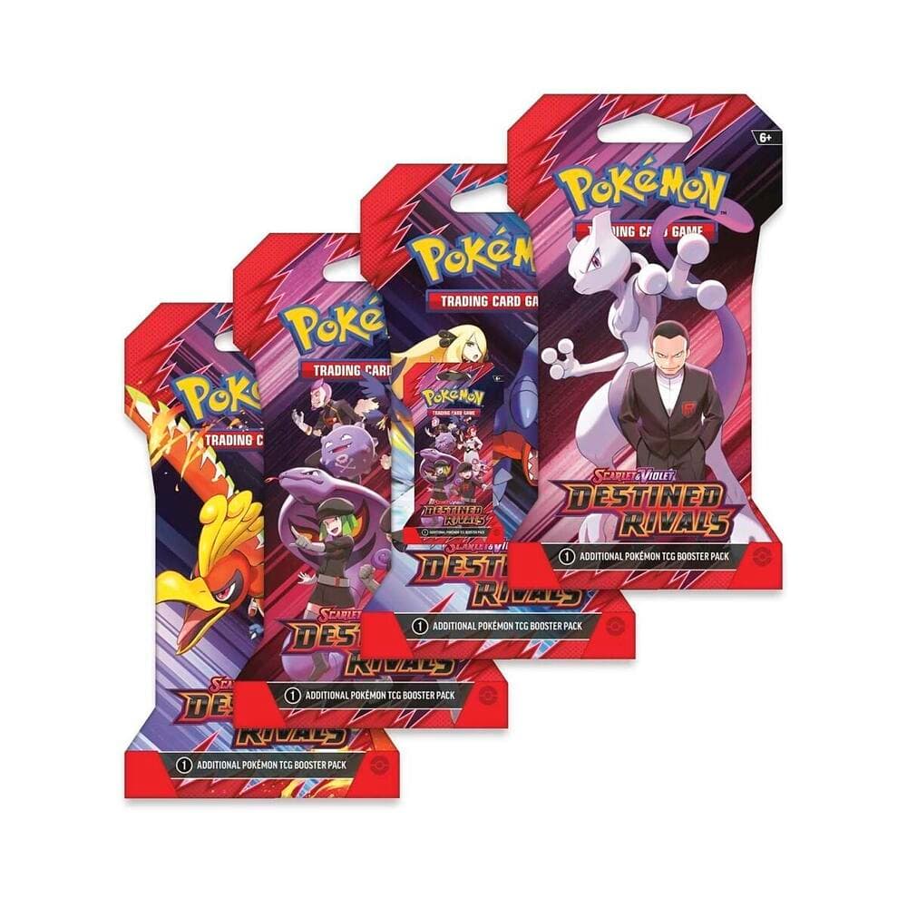 Destined Rivals Sleeved Booster Pack Art Bundle Set Of 4