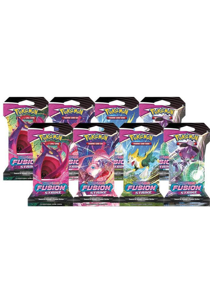 Fusion Strike Sleeved Booster Pack Bundle Set Of 8