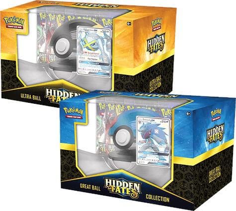 Hidden Fates Poke Ball Collection Set Of 2
