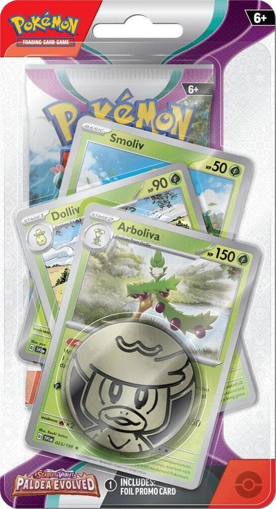 Paldea Evolved Premium Checklane Blister Arboliva