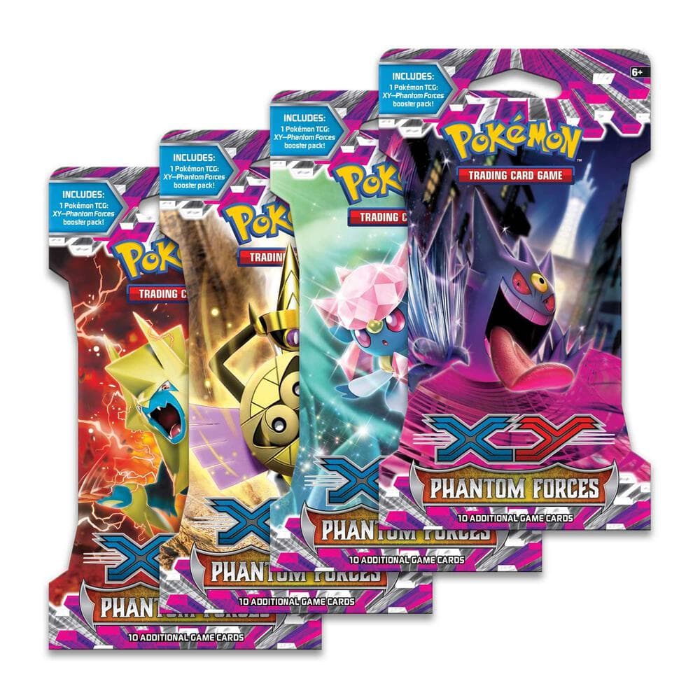 Phantom Forces Sleeved Booster Pack Art Bundle Set Of 4