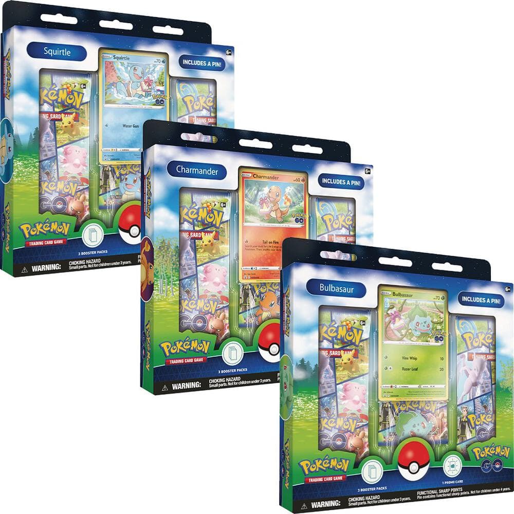 Pokemon GO Go Pin Collection Set Of 3