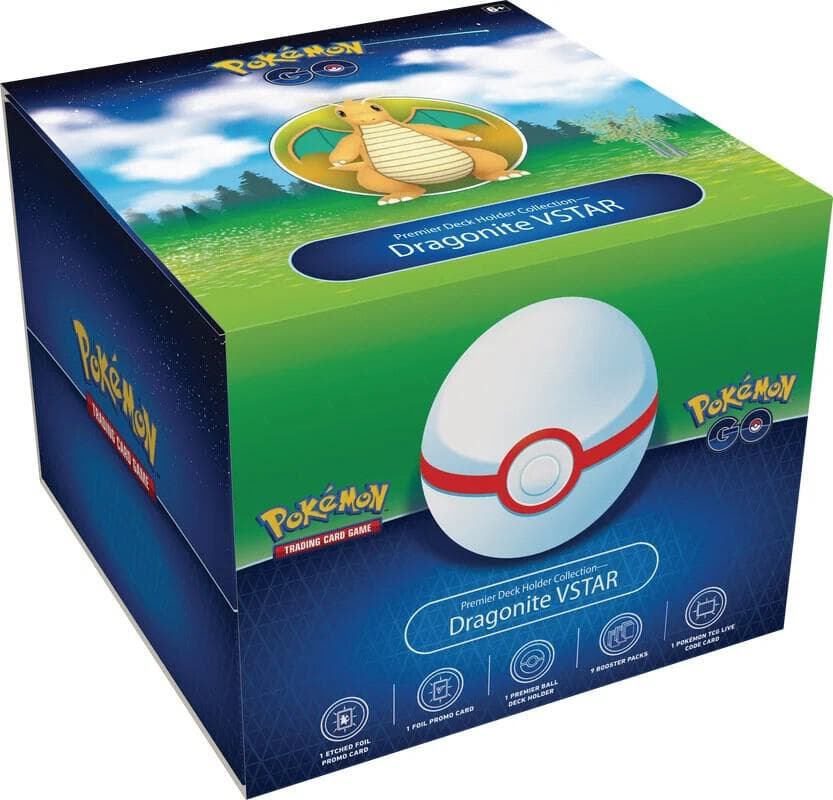 Pokemon GO Go Premier Deck Holder Collection Dragonite Vstar