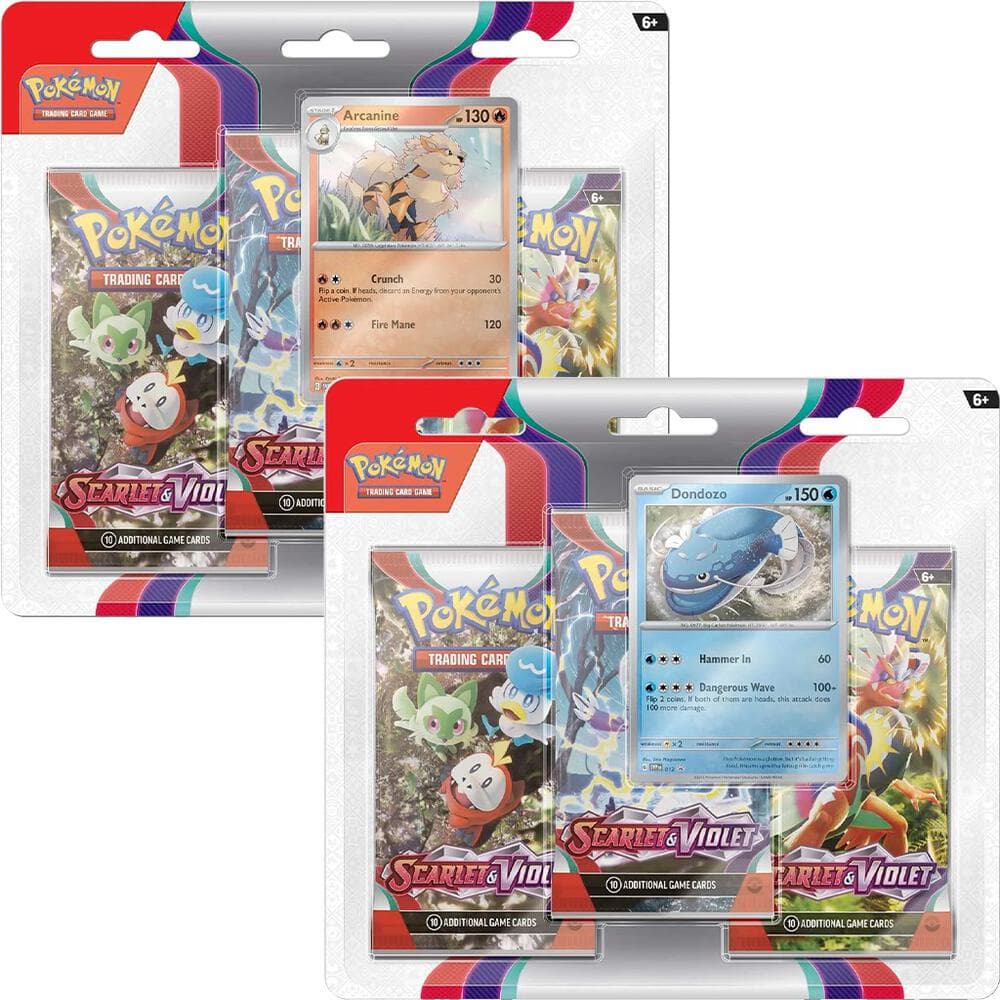 Scarlet & Violet 3 Pack Blister Set Of 2