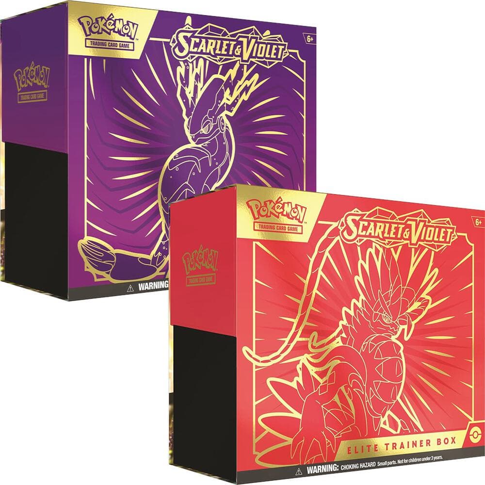 Scarlet & Violet Elite Trainer Boxes Set Of 2