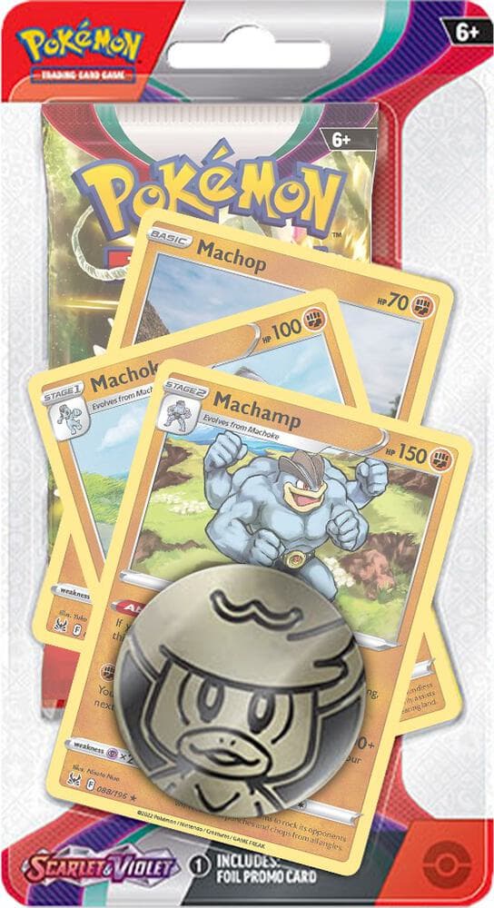 Scarlet & Violet Premium Checklane Blister Machamp