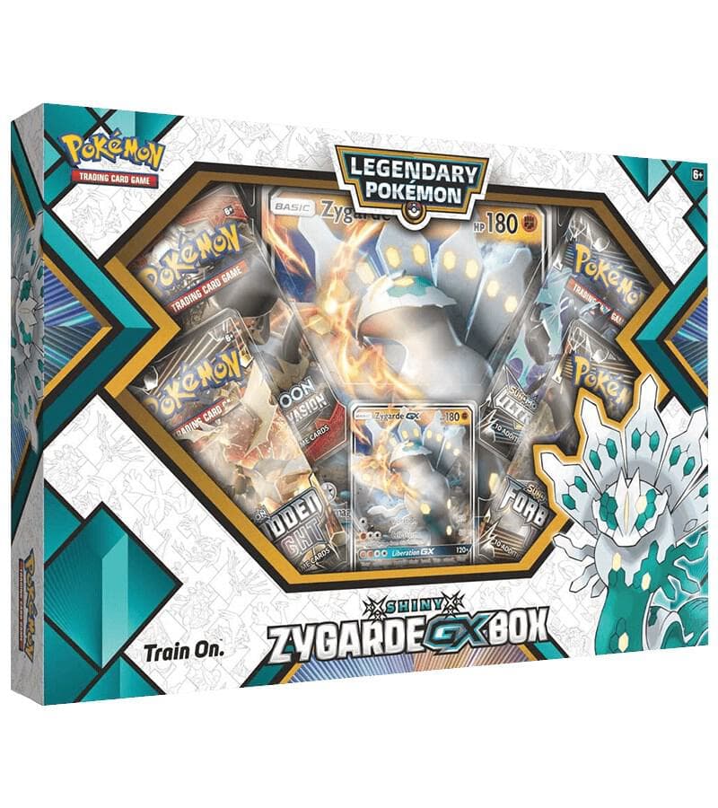 Shining Legends Shiny Zygarde Gx Box