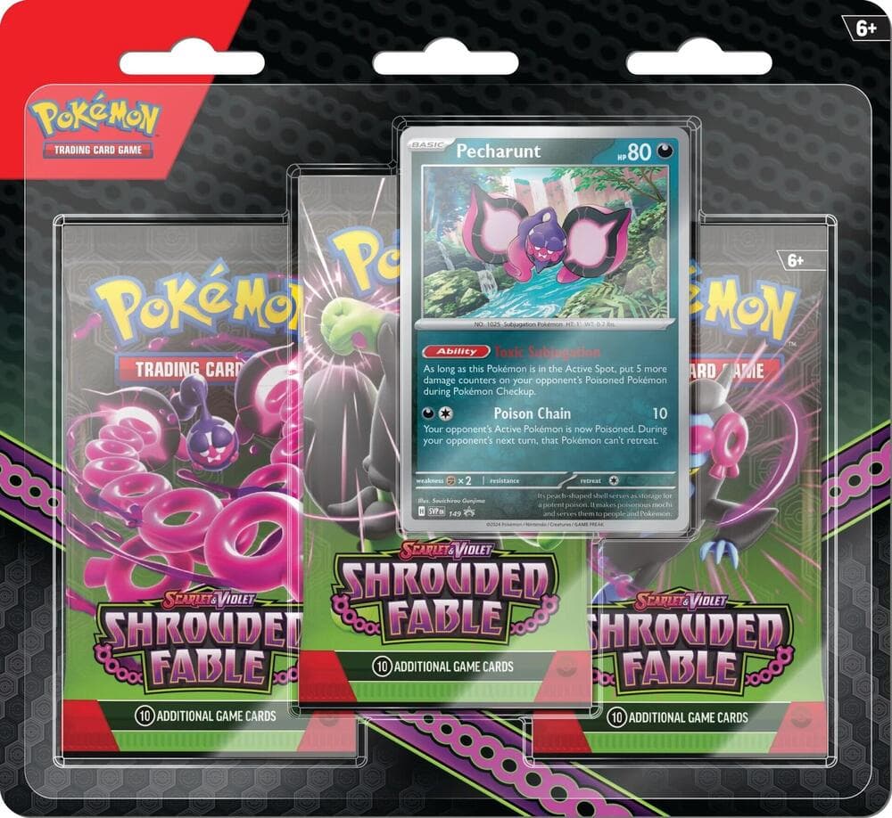 Shrouded Fable Three Booster Pack And Promo Card Blister