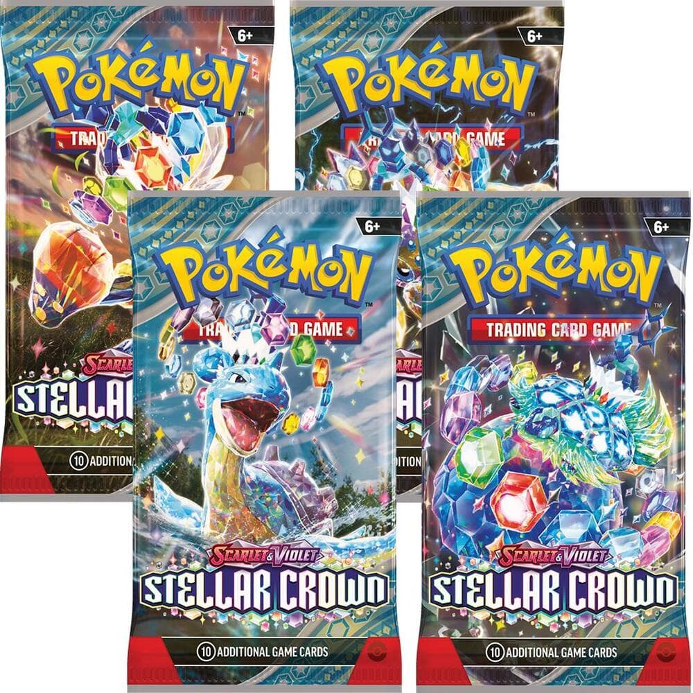 Stellar Crown Booster Pack Art Bundle Set Of 4