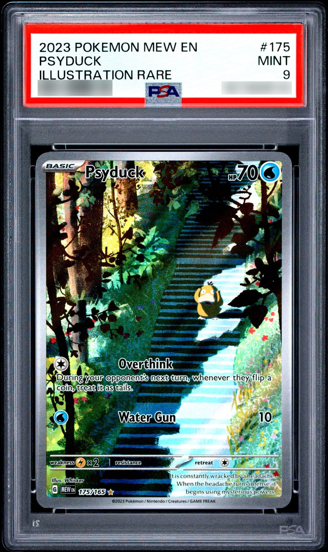 Psyduck, PSA 9 slab
