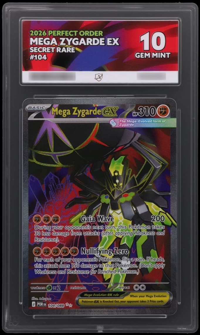 Mega Zygarde ex, ACE 10 slab