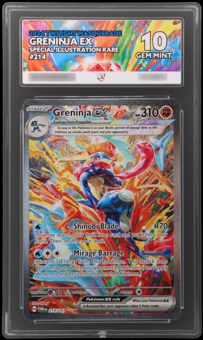 Greninja ex, ACE 10 slab