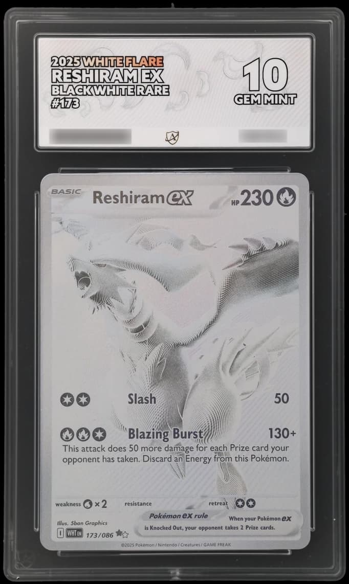 Reshiram ex, ACE 10 slab